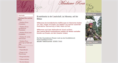 Desktop Screenshot of madame-rosa.de