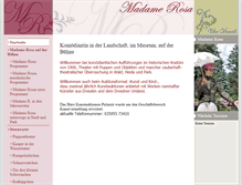 Tablet Screenshot of madame-rosa.de